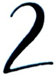 image of the number 2