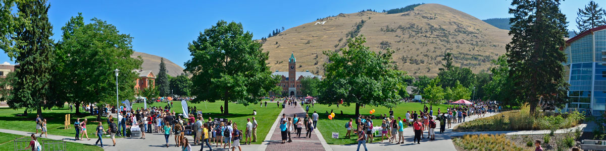 Students on the Oval